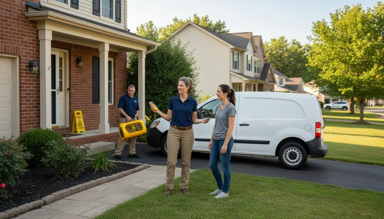 Water restoration image for Water Damage & Restoration Services in Northfield, CT